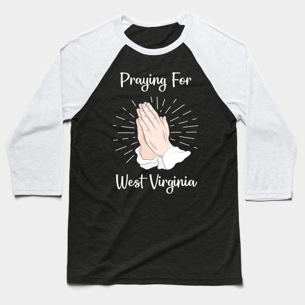 Praying For West Virginia Baseball T-Shirt by blakelan128